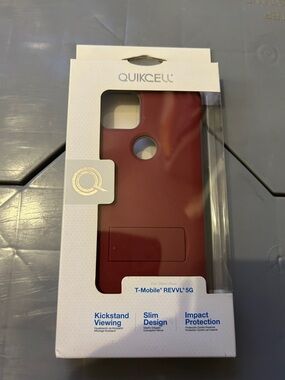 Red Kickstand Case for T-Mobile REVVL 5G
